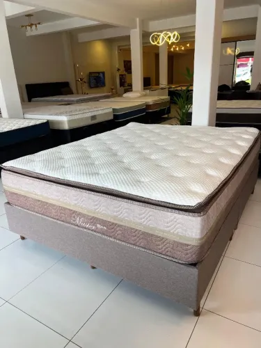 Cama de Casal PILLOW TOP QUEEN - Entrego! 