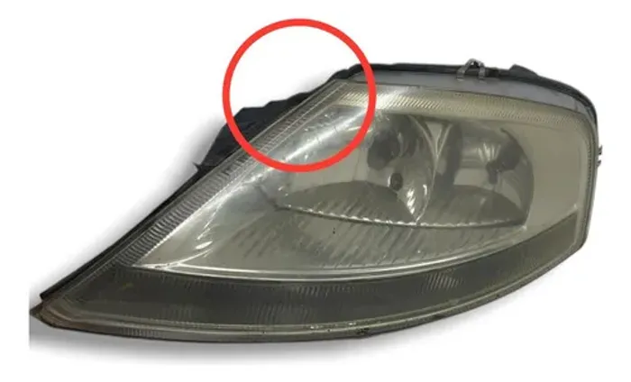 Farol Esquerdo Citroen C3 2007 2008 2009 2010 2012 Detalhe