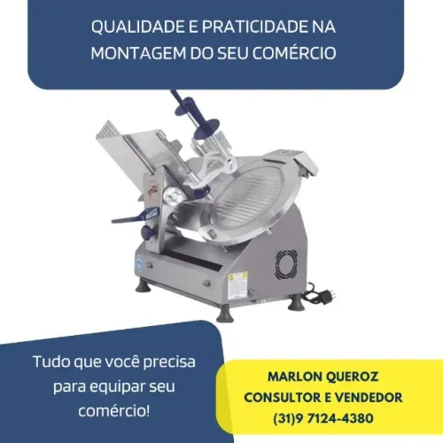 Cortador De Frios Semi Automático Gural MXT 30 Bivolt