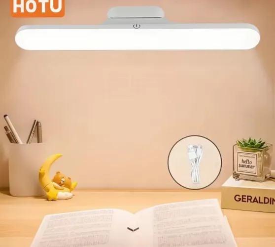 Luminária De Led Sobrepor Bastão Recarregável Sem Fio Com Suporte Magnético E Touch