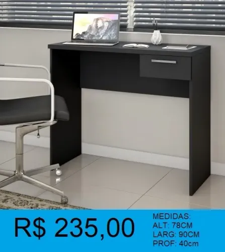 Escrivaninha 1 gaveta - entrega em até 72h