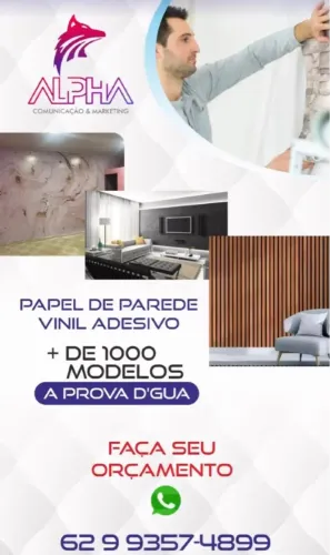 Papel de parede vários modelos , alto adesivo a prova de água 