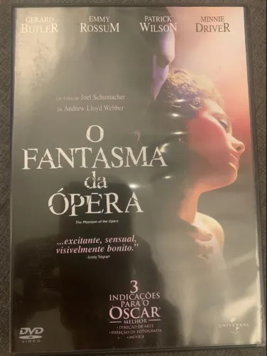 o fantasma da ópera - dvd original em ótimo estado 