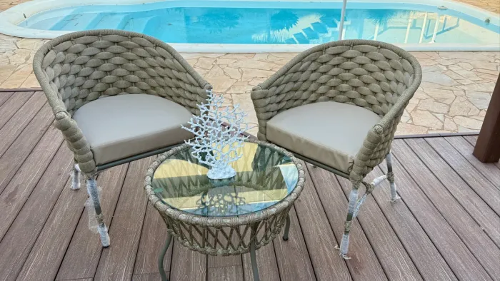 Poltrona cadeira jardim varanda sacada