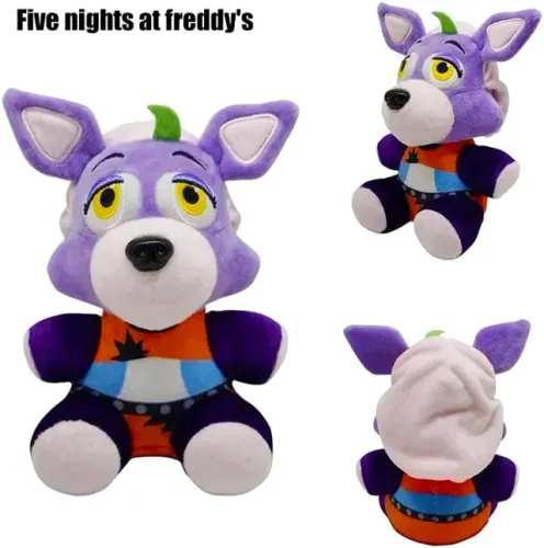 Boneco De Pelúcia Roxanne Wolf 18cm do Jogo Five Nights At Freddy's Fnaf Natal Aniversário