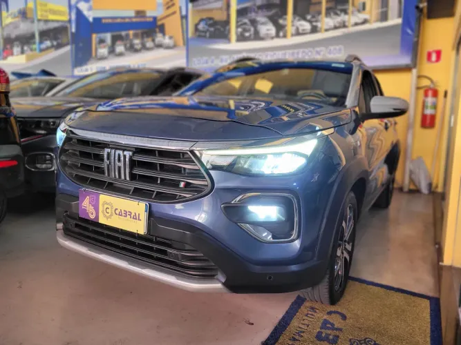 Pulse Impetus 1.0 Turbo Automático 2023 - Azul, Bancos em Couro