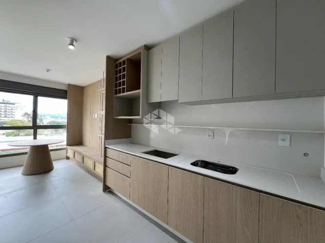 Apartamento semi mobiliado de 1 Quarto com Garagem e Lazer Completo no Estreito - Florianó