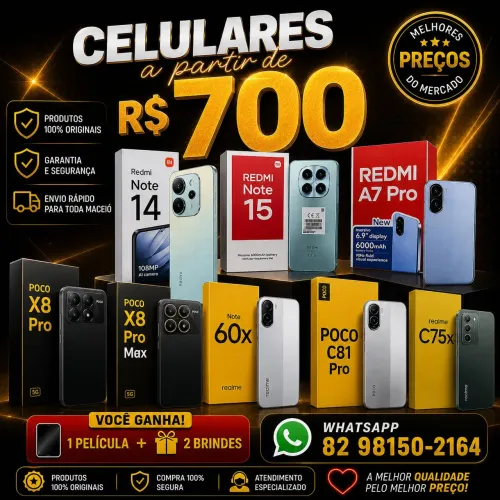 Celulares disponíveis a pronta entrega xiaomi