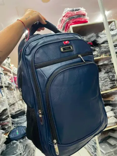 Mochila Couro sintético cabo de aço 