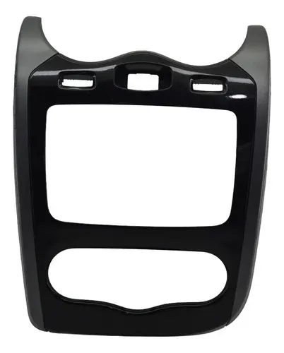 Moldura Central Painel Renault Logan 2011 2012 2013 Original Preto