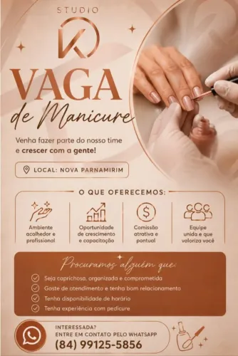 Manicure em Nova Parnamirim 