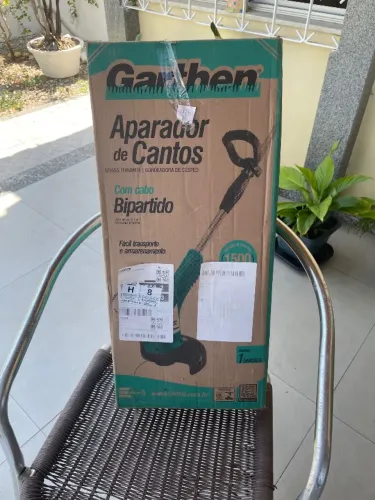 Cortador de Grama elétrico Garthen novo