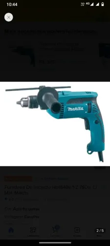 Máquina de furar Makita nova 