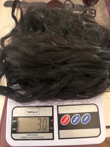 Cabelo humano cacho caipira