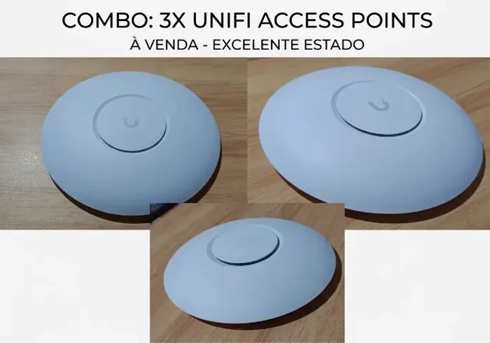 3 UNID - ACCESS POINT UBIQUITI UniFi U6 Pro