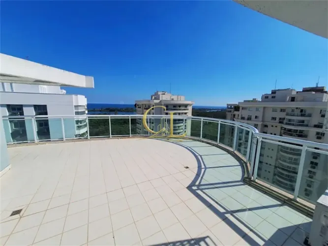 cobertura no Américas Park Barra Da Tijuca vistão mar 04 quartos 236 m²