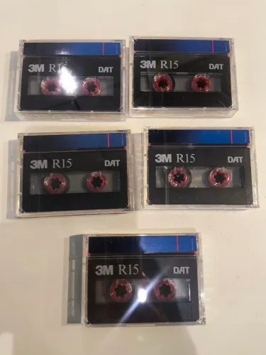 Fita dat 3M R15 nova lacrada ( 5 unidades) colecionadores 