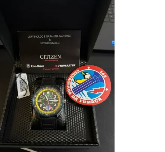 RELÓGIO CITIZEN ESQUADRILHA DA FUMAÇA 500 UNIDADES FABRICADAS