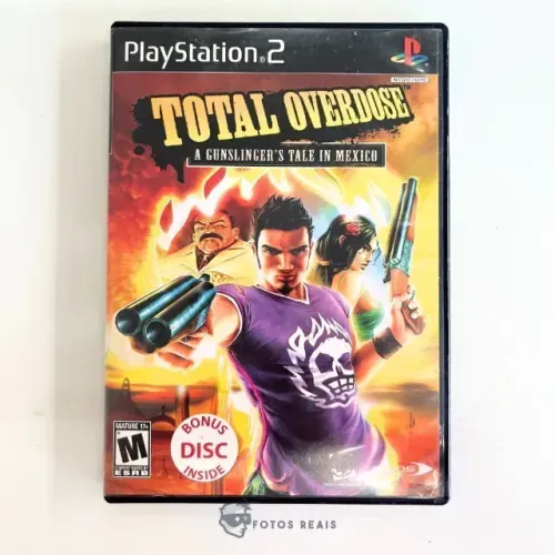 JOGO TOTAL OVERDOSE A GUNSLINGER'S TALE IN MEXICO SEMINOVO - PS2
