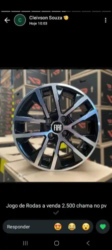Aro 14 da Fiat novo na caixa