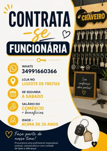 Vaga funcionária (Luizote)