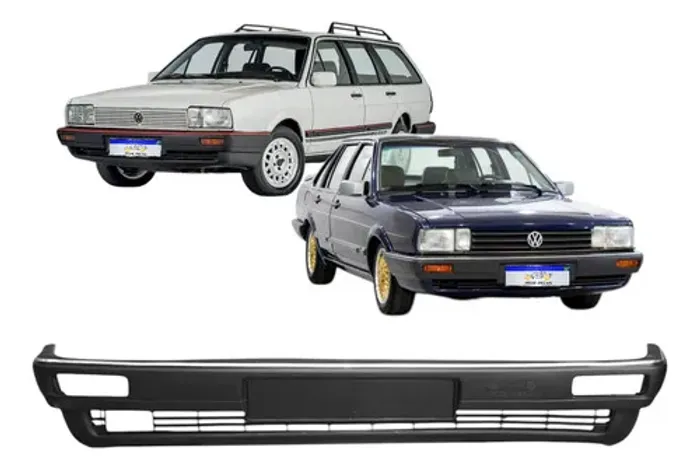 Parachoque Volkswagen Santana Quantum Gls 1985 A 1991 Novo Preto
