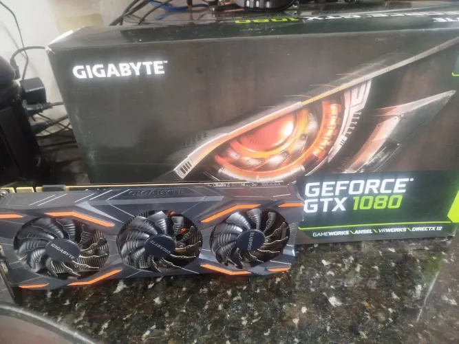 Placa de video GTX 1080 8gb OC Gigabyte 3 Fan
