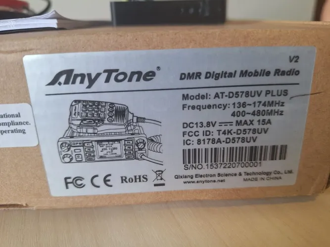 Anytone at-d578uv plus