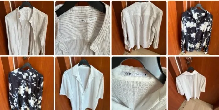 3 blusas Zara