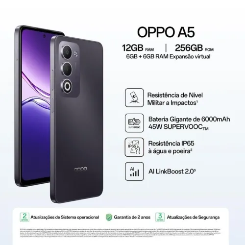 VENDO OPPO A5 NOTA FISCAL