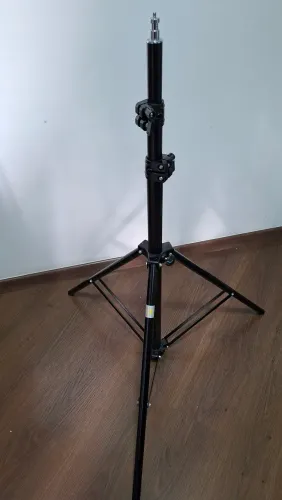 TRIPÉ iluminação Greika FV806 + Sombrinha + suporte adaptador