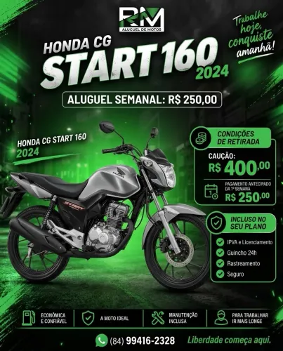 Aluguel Honda Start 160cc