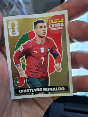 Figurinha Legend gold Cristiano Ronaldo