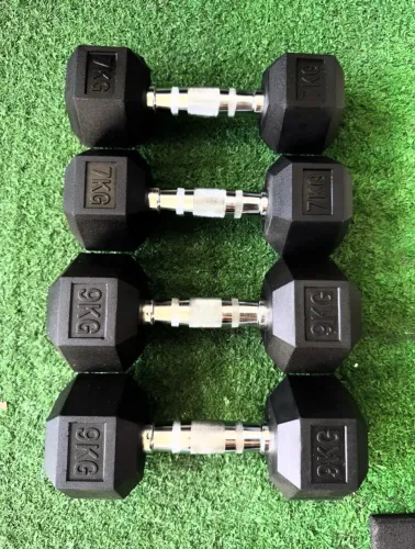 Halteres de musculação e Crossfit