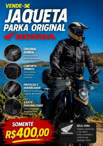 JAQUETA PARKA ORIGINAL HONDA