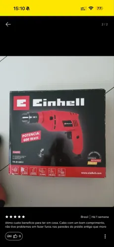 Furadeira De Impacto Einhell 600w- LOJA FÍSICA