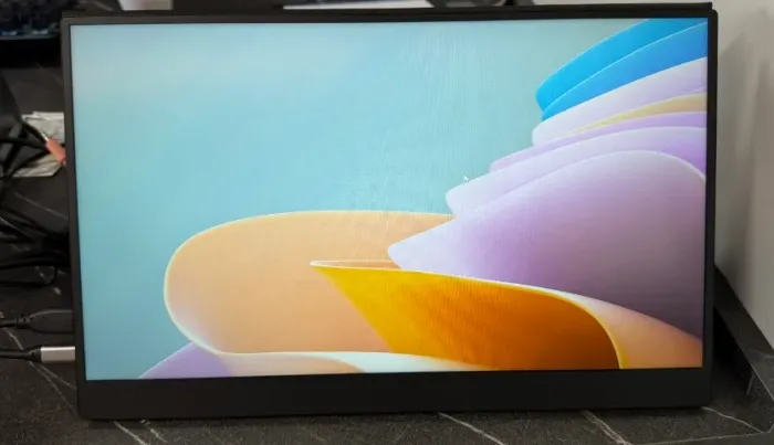 Monitor Portátil V156F1 - 15,6 IPS LCD - Full HD - Completo e em Perfeito Estado