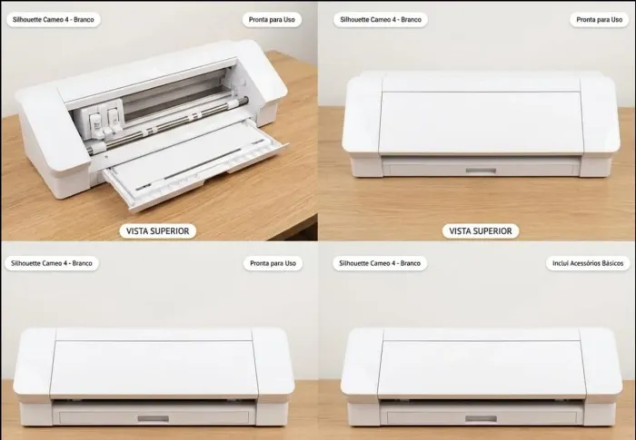 Silhouette Cameo 4 Branca - Máquina de Recorte Silhouette (pouco usada)
