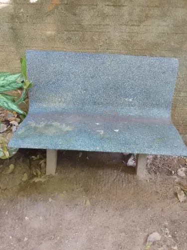 Mesa cimento estilo mármore