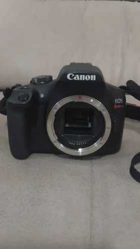 CANON T7 + 2 BATERIAS + FLASH