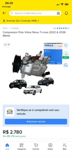 Compressor Polo, T-Cross, Nivus 