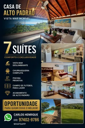 Espetacular casa a venda no Altos de Buzios RJ