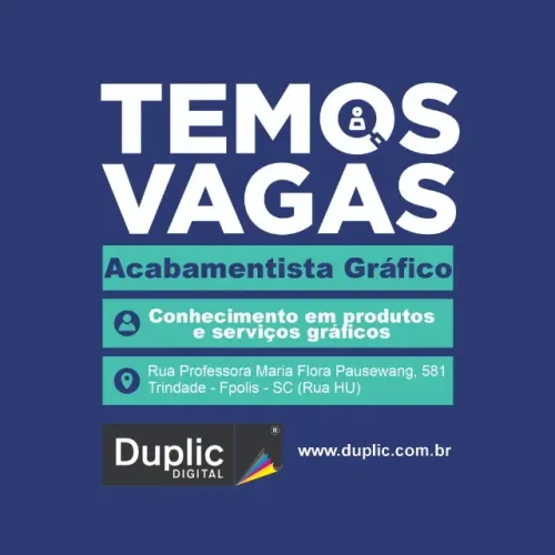 Vaga Acabamentista Gráfico