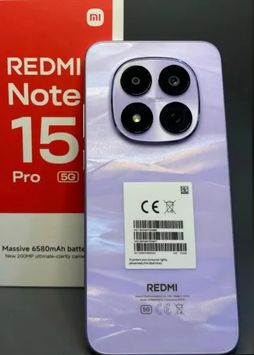 Xiaomi Note 15 Pro 5G 512GB ROXO -- Aparelhos com garantia e procedência confira na loja