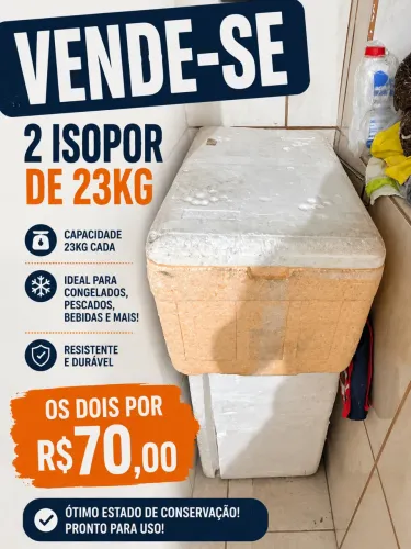 Vende-se dois Isopor