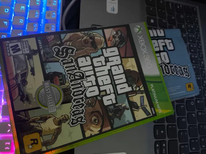 GTA San Andreas original com poster 