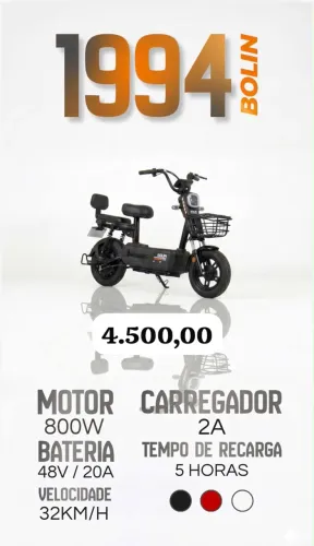 Scooter Eletrica AG08 1000w 2024