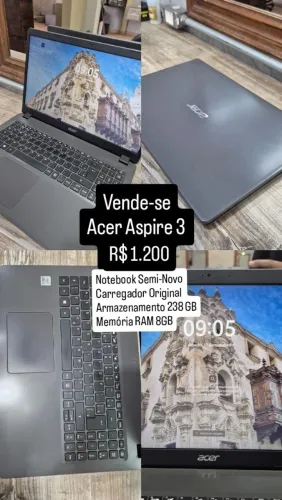 Notebook Acer Aspire I5 excelente estado de conservação