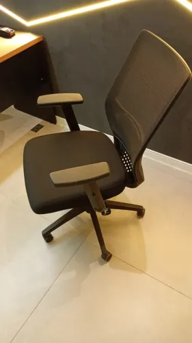 Cadeira Escritório Ergonomica Marelli Impact 2655B Preto