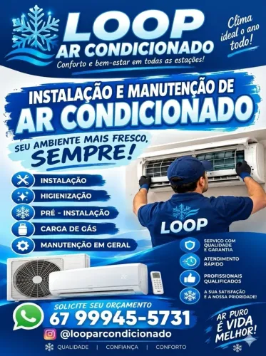 Loop ar condicionado em promoção 